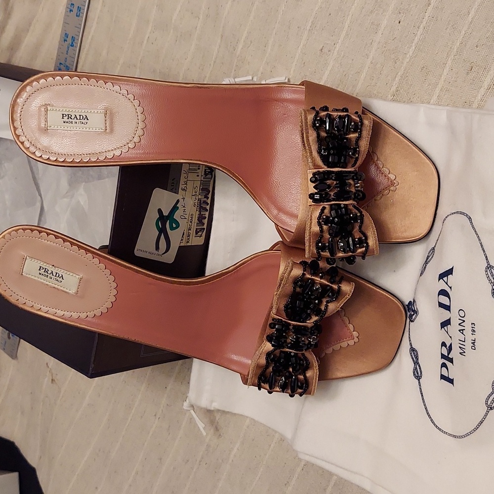 Prada Itilian Silk Mules